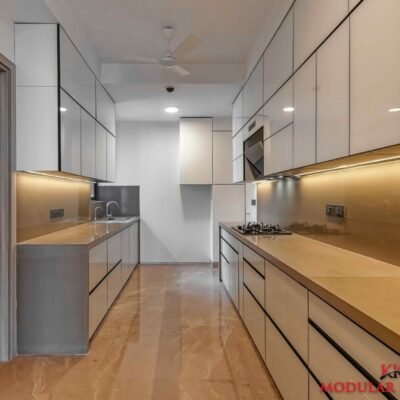 In Glass Finish Kitchen Get Unlimited Color Option As Per Our Choice