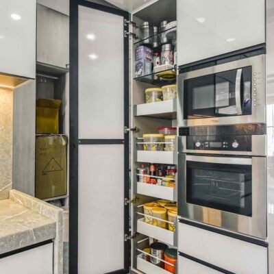Inbuilt Micro And Oven With Space Tower