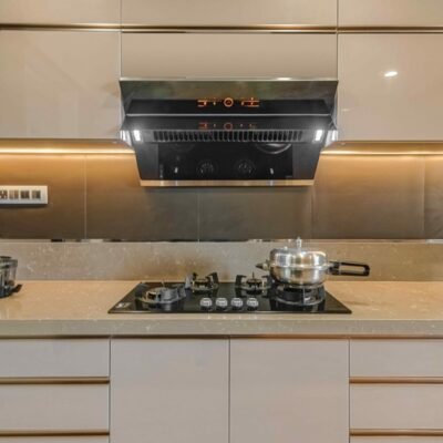 Led Light Provision Under Top Cabinet