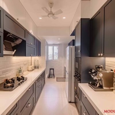 Parallel Kitchen With Europian Pu Finish-mogre goregaon