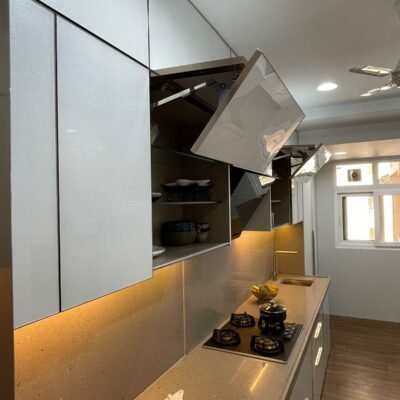 Premium Parallel Modular Kitchen completed in Mahindra Goregaon West - Buy Best Modular Kitchen in Mumbai - KK Modular Kitchen and Interior
