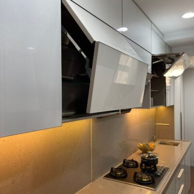 Premium Parallel Modular Kitchen completed in Mahindra Goregaon West - KK Modular Kitchen mumbai