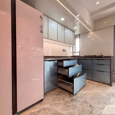 U shaped modular kitchen by kk modular kitchen at kaveri heritage borivali west interiors with modern kitchen ideas and luxury kitchen design