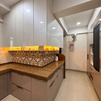 acrylic finish smart modular kitchen by kk modular kitchen with rolling shutter system