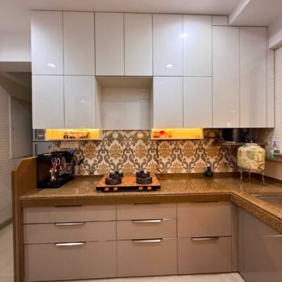luxury acrylic modular kitchen by kk modular kitchen in goregaon west mumbai