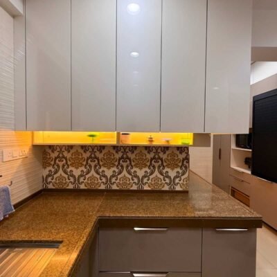 modern kitchen interiors by kk modular kitchen at mahindra park goregaon west