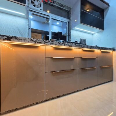 modern modular kitchen in mumbai by kk modular kitchen with sleek cabinetry and flawless finish