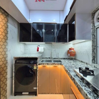 premium modular kitchen cabinets with space optimization by kk modular kitchen