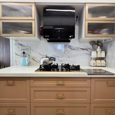 stylish modern modular kitchen by kk modular kitchen with premium pu finish